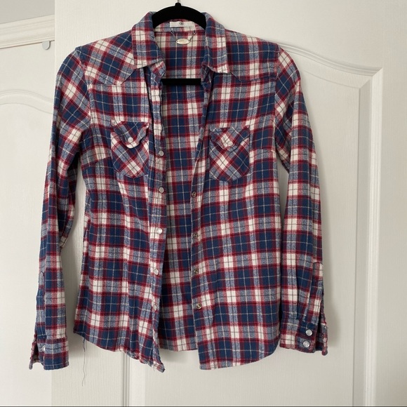 DISTRESSED PLAID - Picture 2 of 2